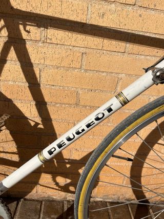 Bicicleta Clásica Peugeot Blanca