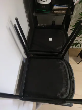 Pack 4 Sillas Gris Conforama