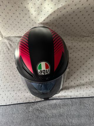 Casco AGV K1 Talla XS Negro/Rosa