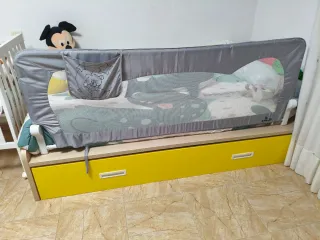 Cuna convertible en cama infantil