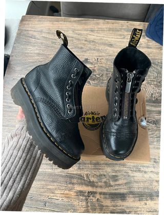 Botas Dr. Martens 39 Cremallera Negra