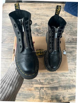 Botas Dr. Martens 39 Cremallera Negra