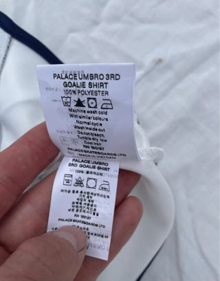 Camiseta Palace x Umbro Blanca