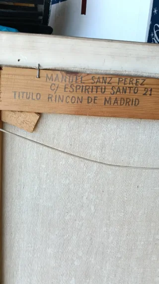 Cuadro Óleo grande sobre lienzo Madrid