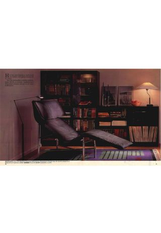 Chaise longue “Skye” de T. Björklund, años 80