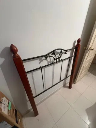 Cabeceros de cama madera y metal