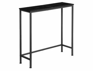 Consola estrecha madera y metal