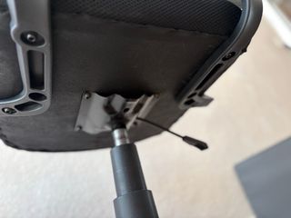 Sedia da ufficio in tessuto nero