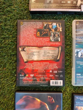 3€ Lote 8 Películas DVD (Español, Inglés, Francés)