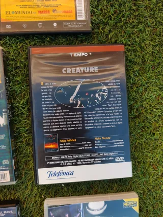 3€ Lote 8 Películas DVD (Español, Inglés, Francés)