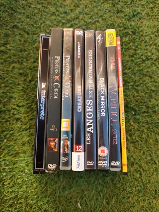 3€ Lote 8 Películas DVD (Español, Inglés, Francés)