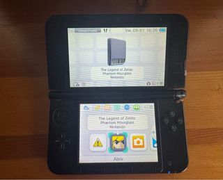Nintendo 3DS XL Roja funcionando