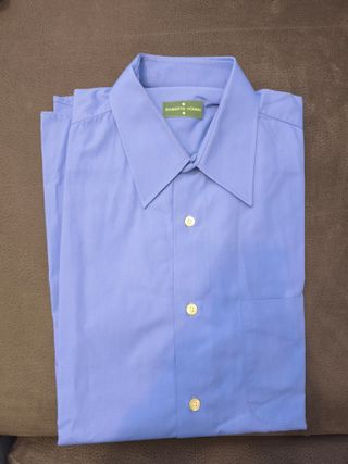 Camisas lisas Hombre Manga larga