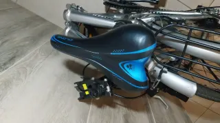 Bicicleta Plegable tipo Folder color Plata