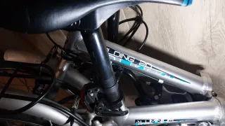 Bicicleta Plegable tipo Folder color Plata