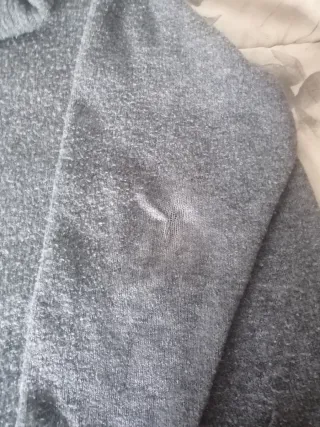 Jersey cuello alto gris