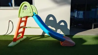 Tobogán Feber Azul y Naranja