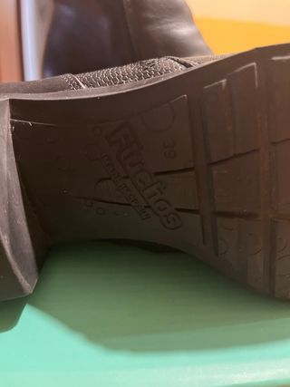 Botines Fluchos Mujer T. 39 Negros