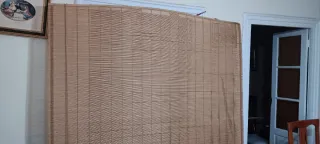 Persiana de bambú mide 3m de alto x 150 de ancho