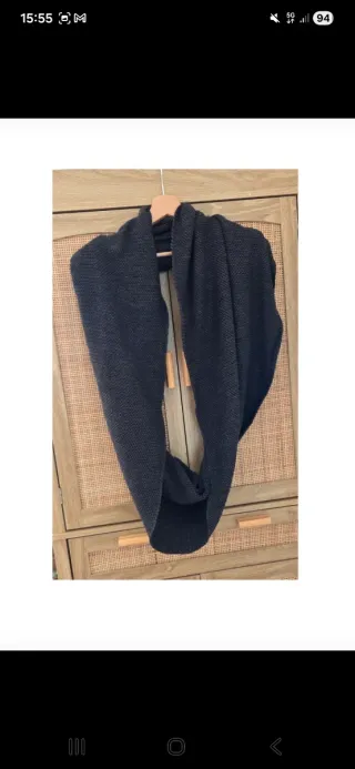 Scaldacollo / Sciarpa anello nero