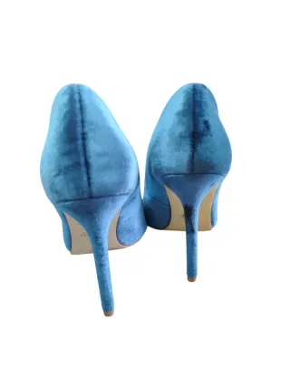 Zapatos de tacón azul