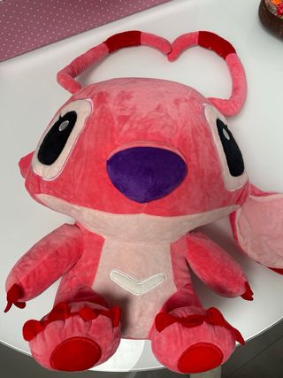 Peluche Ángel Lilo y Stitch Rosa