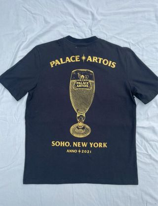 Palace x Stella Artois Camiseta Negra