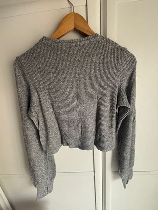 Jersey Stradivarius gris