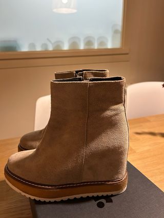 Botines Belle Vie Beige/Marrón Talla 38