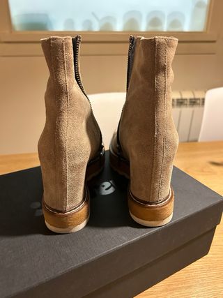 Botines Belle Vie Beige/Marrón Talla 38