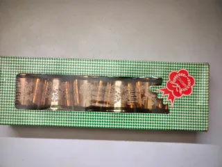 Vasos Té Marroquí Oro y Verde