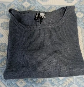 Jersey H&M gris brillante sin estrenar