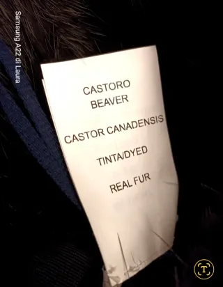 Moncler cuffia con pelo