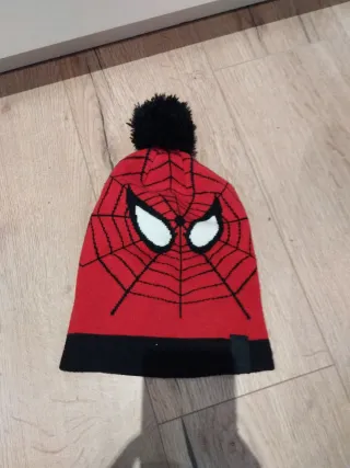 Gorro Spiderman Rojo y Negro
