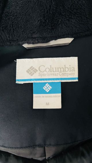 Abrigo Columbia Mujer Negro