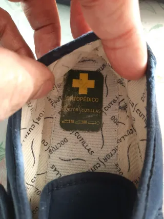 Zapatos ortopédicos azul talla 40