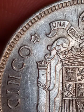 Moneda 5 Pesetas España 1949