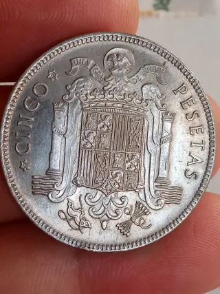 Moneda 5 Pesetas España 1949