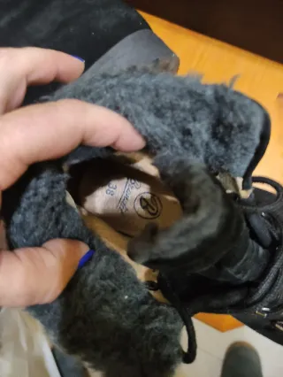 Botines forrados ante negro