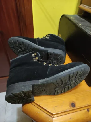 Botines forrados ante negro