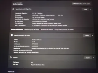 Ordenador HP 255 Plata