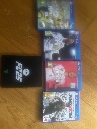 Pack PS4 FIFA 17, 18, 20, NBA 2K19 y FC 25