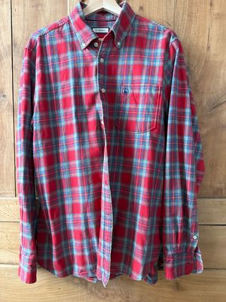 Camisa El Ganso cuadros roja y azul