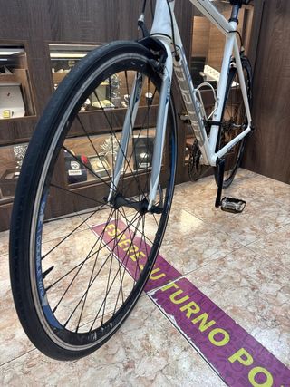 Bicicleta Carretera Carrera 6061 T6 Blanca Talla M Blanca