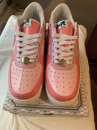 Zapatillas BAPE Bapesta Pink Red