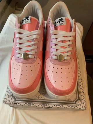 Zapatillas BAPE Bapesta Pink Red