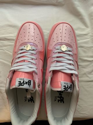Zapatillas BAPE Bapesta Pink Red