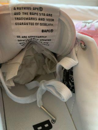 Zapatillas BAPE Bapesta Pink Red