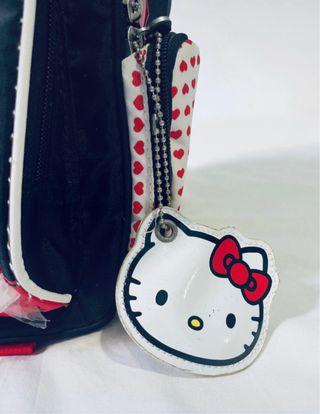 Mochila Hello Kitty I Love HK Negra y Roja