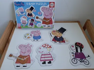 5 Puzzles Peppa Pig Educa. +24meses